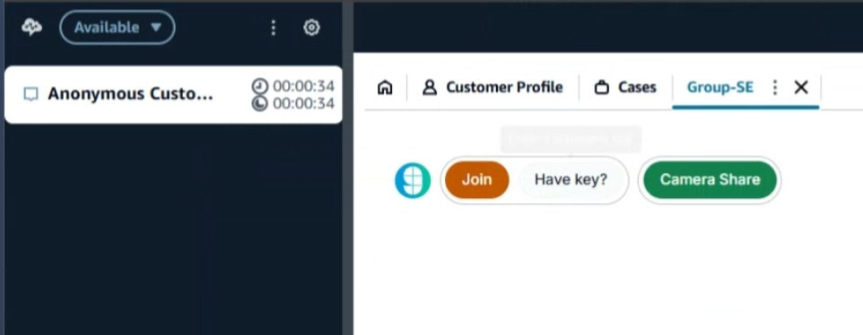 Glance Application Active in Amazon Connect
