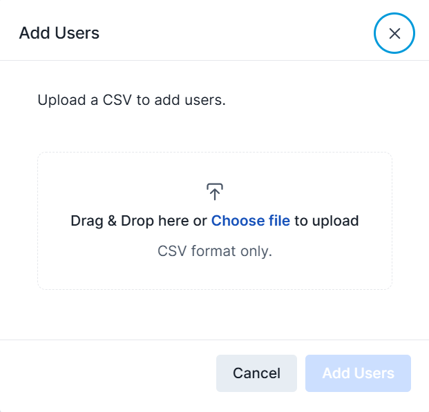 Portal Add Users CSV
