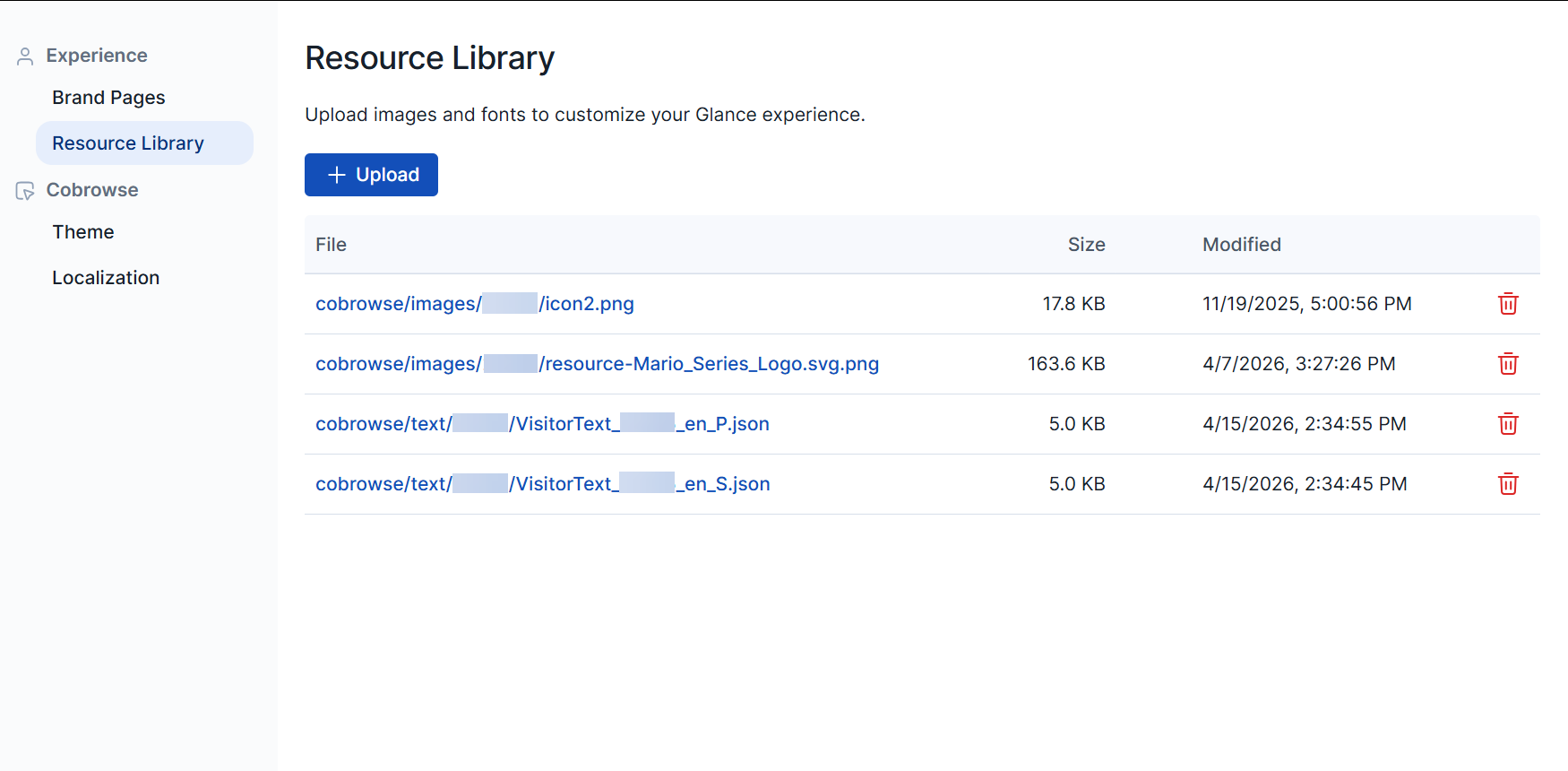 Glance Portal Resource Library
